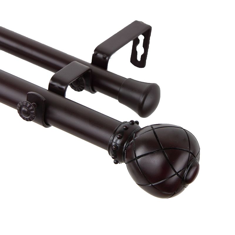 Rod Desyne Supreme Adjustable Double Curtain Rod