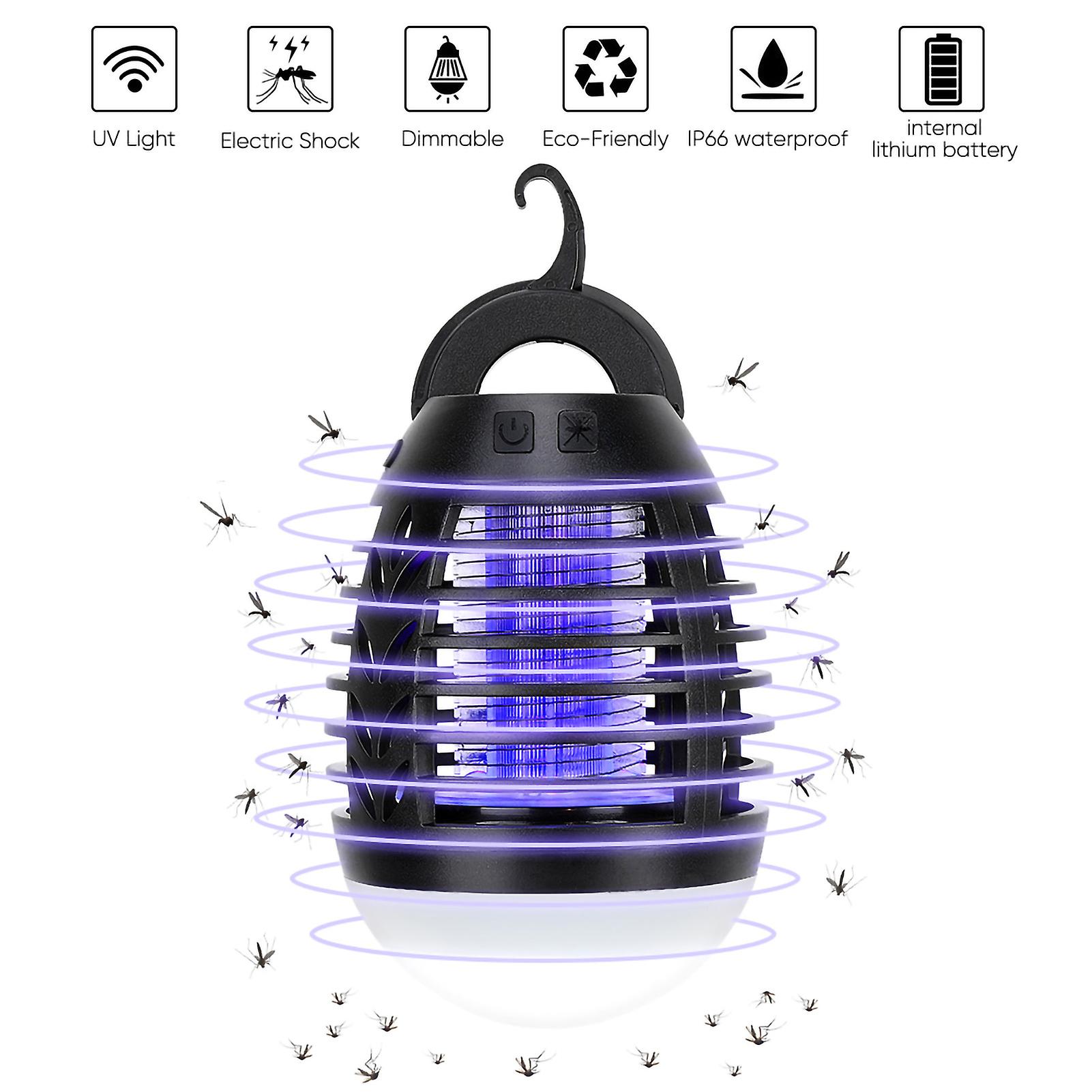 Two in one LED Purple Light Strong Mosquito lamp no Pollution no Damage Wild Outdoor Furniture