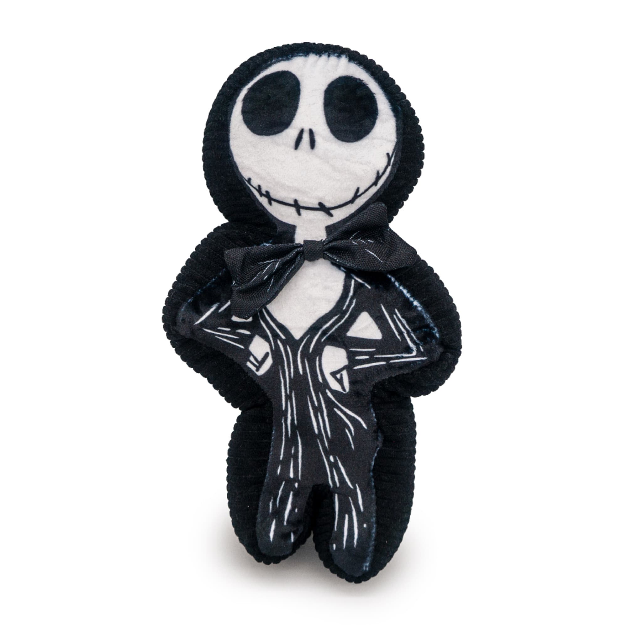 BUCKLE-DOWN Disney A Nightmare Before Christmas Jack Skellington Standing Pose Plush Squeaker Dog Toy， Medium