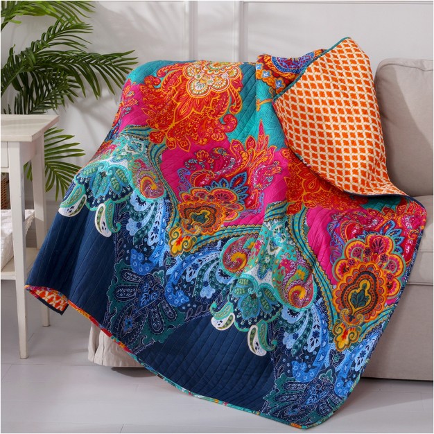 Mackenzie Bohemian Quilted Throw Levtex Home