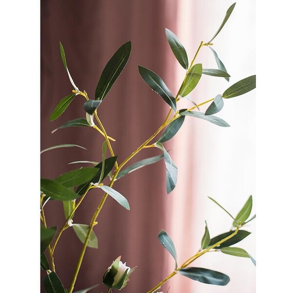 RusticReach Artificial Olive Leaf Stem