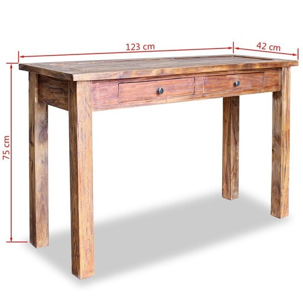 Console Table Solid Reclaimed Wood 48.4