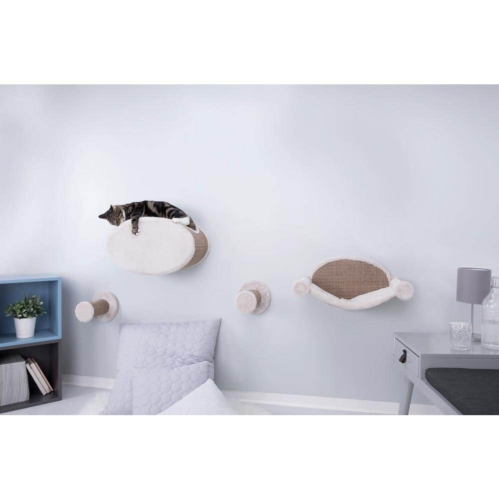 TRIXIE Brown Wall Mount Cat Playground and Condo 49924