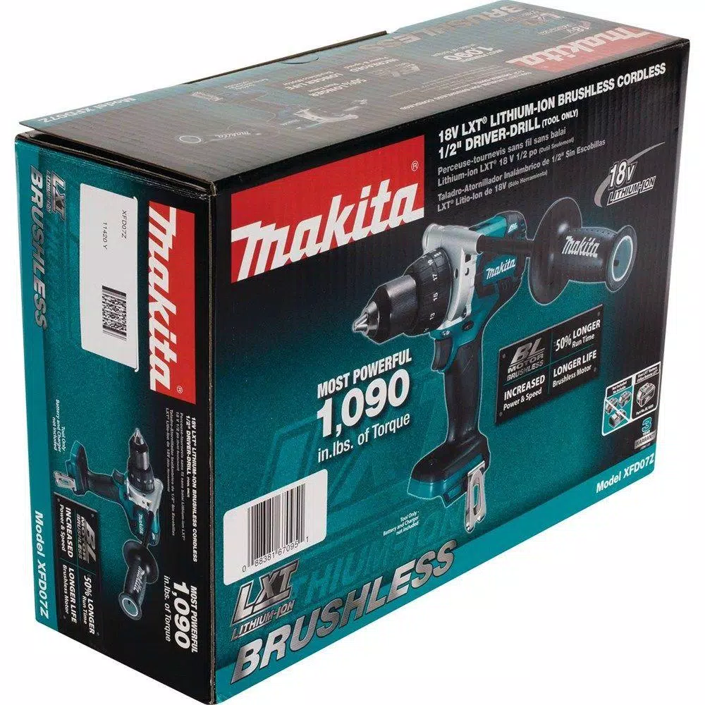 Makita 18-Volt LXT Lithium-Ion Brushless 1/2 in. Cordless Driver/Drill (Tool-Only) and#8211; XDC Depot