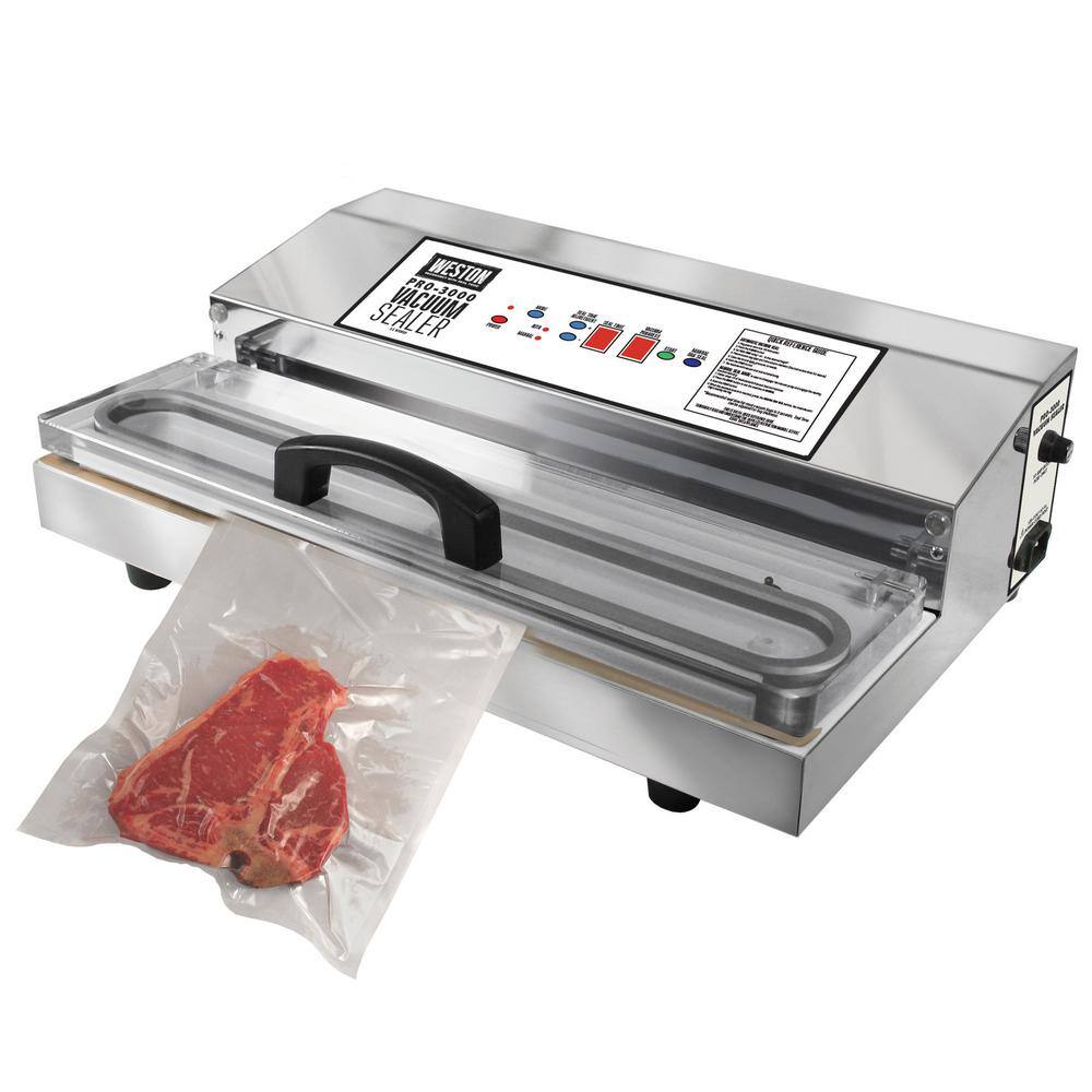 Weston Pro-3000 Stainless Steel Food Vacuum Sealer 65-0401-W