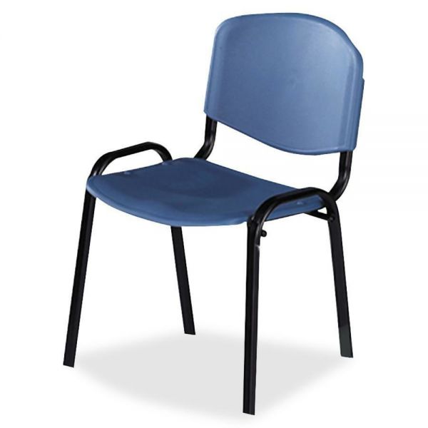 Safco Stacking Chair， Supports Up to 250 lb， 18