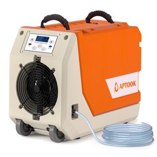 180 pt. 6000 sq. ft. Heavy Duty Industrial Dehumidifier in. Orange Multi with Drain Hose and Pump ughddCSJ01