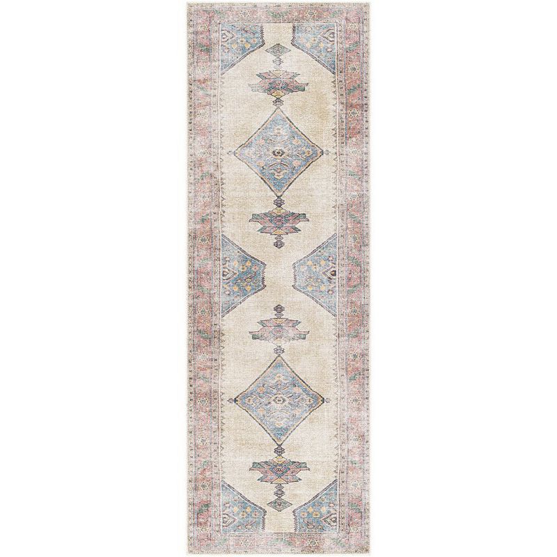 Lagedijk Traditional Washable Area Rug