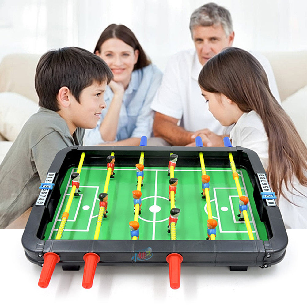 Hemoton Game Table Foosball Football Soccer Tabletop Mini Set Desktop Desk Kids Heavy Duty Sports Toys Hand