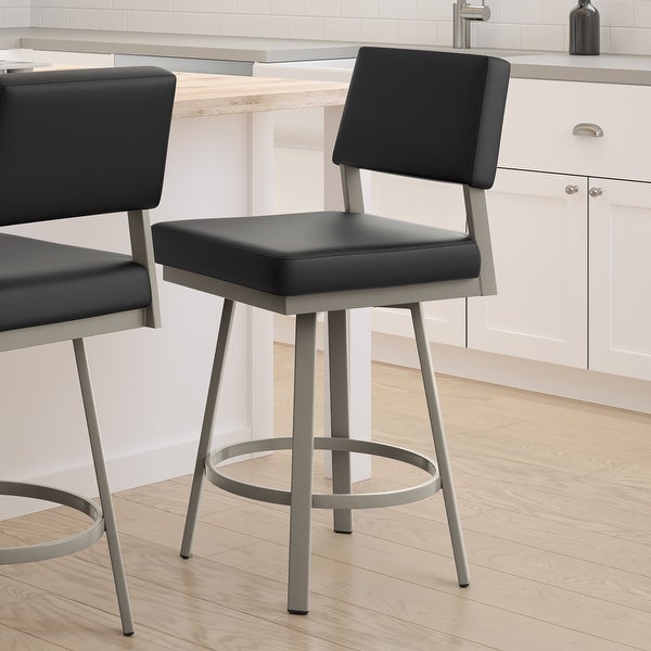 Amisco Avery Swivel Counter and Bar Stool