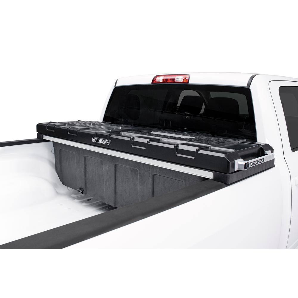 DECKED 72.54 in. Matte Black HDP Full-Size Crossover Pickup Truck Tool Box with 20 in. Deep Tub Lifetime Warranty TBFD