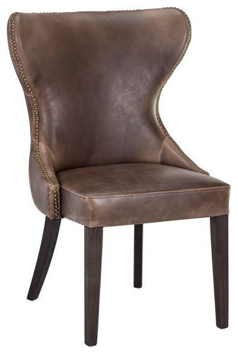 Emily Dining Chair Havana Dark Brown (Set of 2)   Transitional   Dining Chairs   by Virgil Stanis Design  Houzz