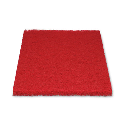 Boardwalk Buffing Floor Pads | 20 x 14， Red， 10