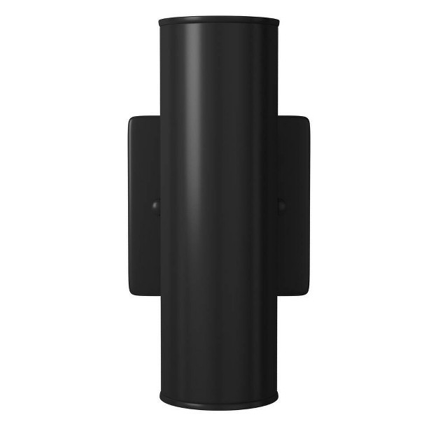 2 light Riga Outdoor Wall Light Matte Black Eglo