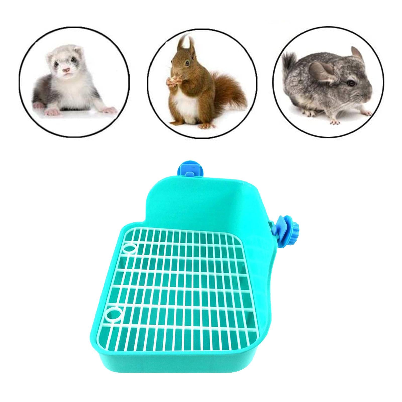 Rabbit Litter Box - Litter Box Potty Cage Rectangular Trainer Green