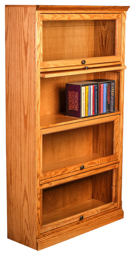 Traditional Oak Lawyers Bookcase   Traditional   Bookcases   by Oak Arizona  Houzz