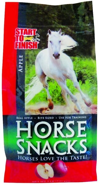 Manna Pro Start to Finish Apple Horse Treats， 5-lb bag