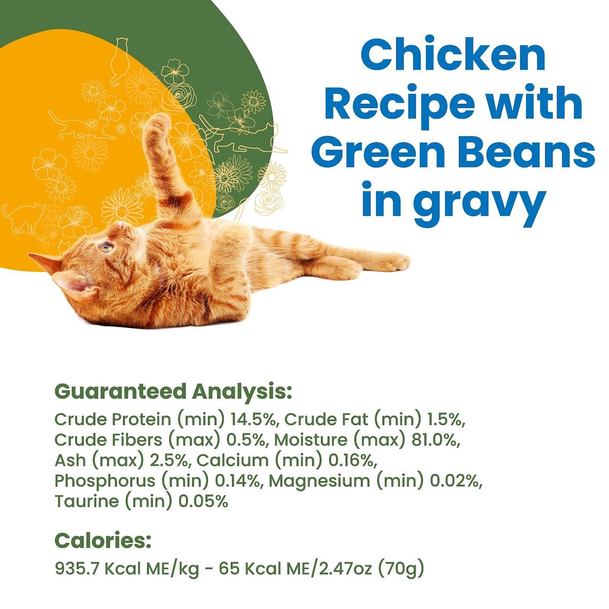 Almo Nature Complete Chicken Recipe with Green Beans Grain-Free Canned Cat Food