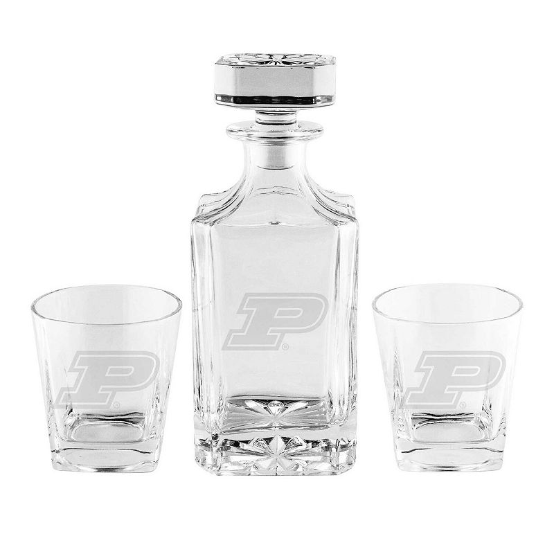 Purdue Boilermakers 3-Piece Decanter Set