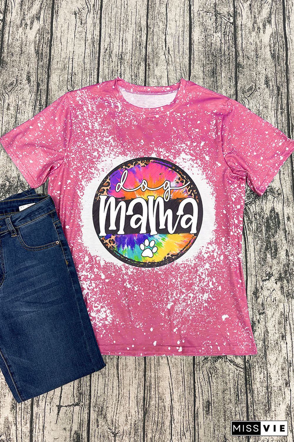 Dog Mama Summer Graphic Tee Wholesale