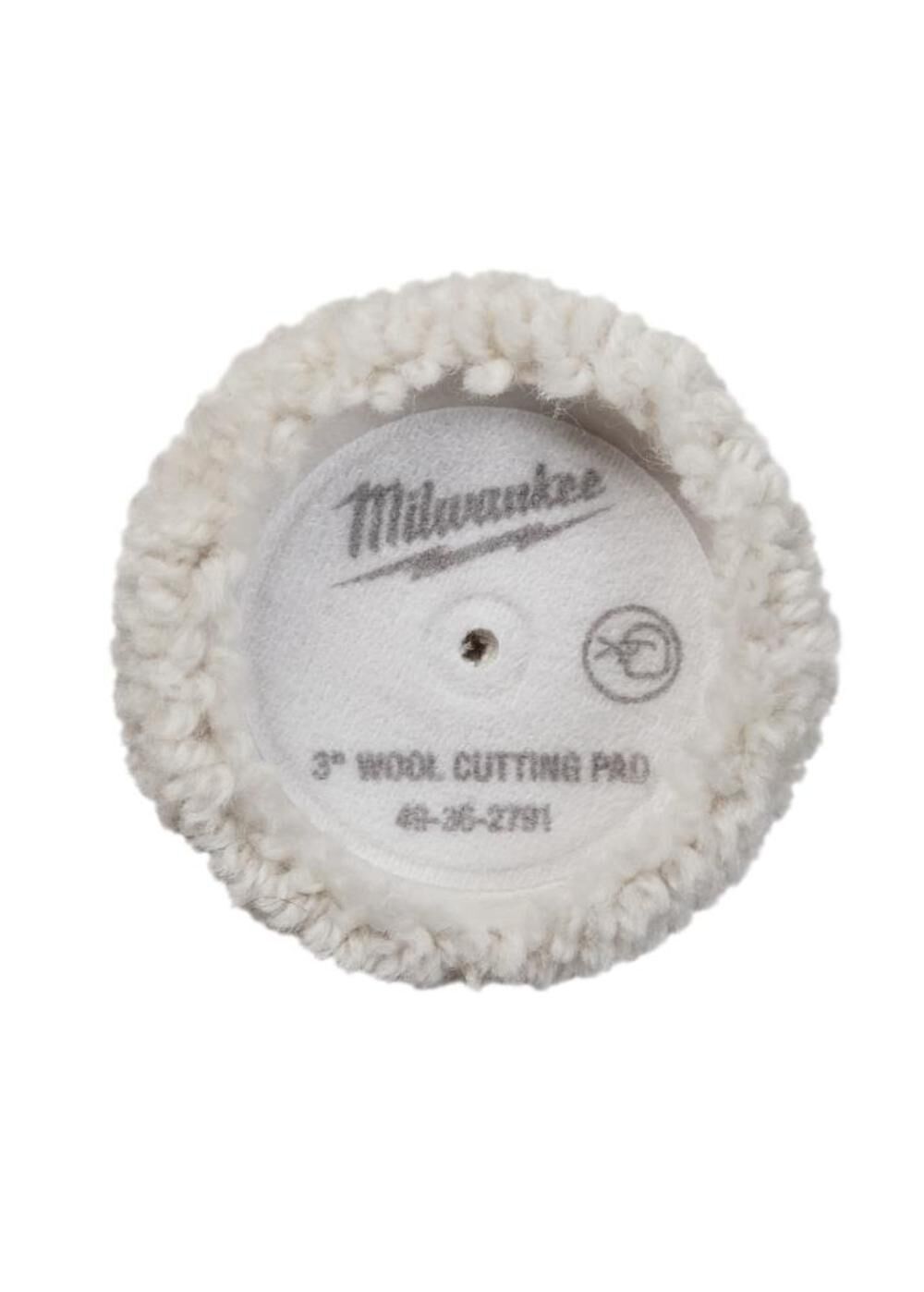 Milwaukee 3 In. Wool Cutting Pad 49-36-2791 from Milwaukee