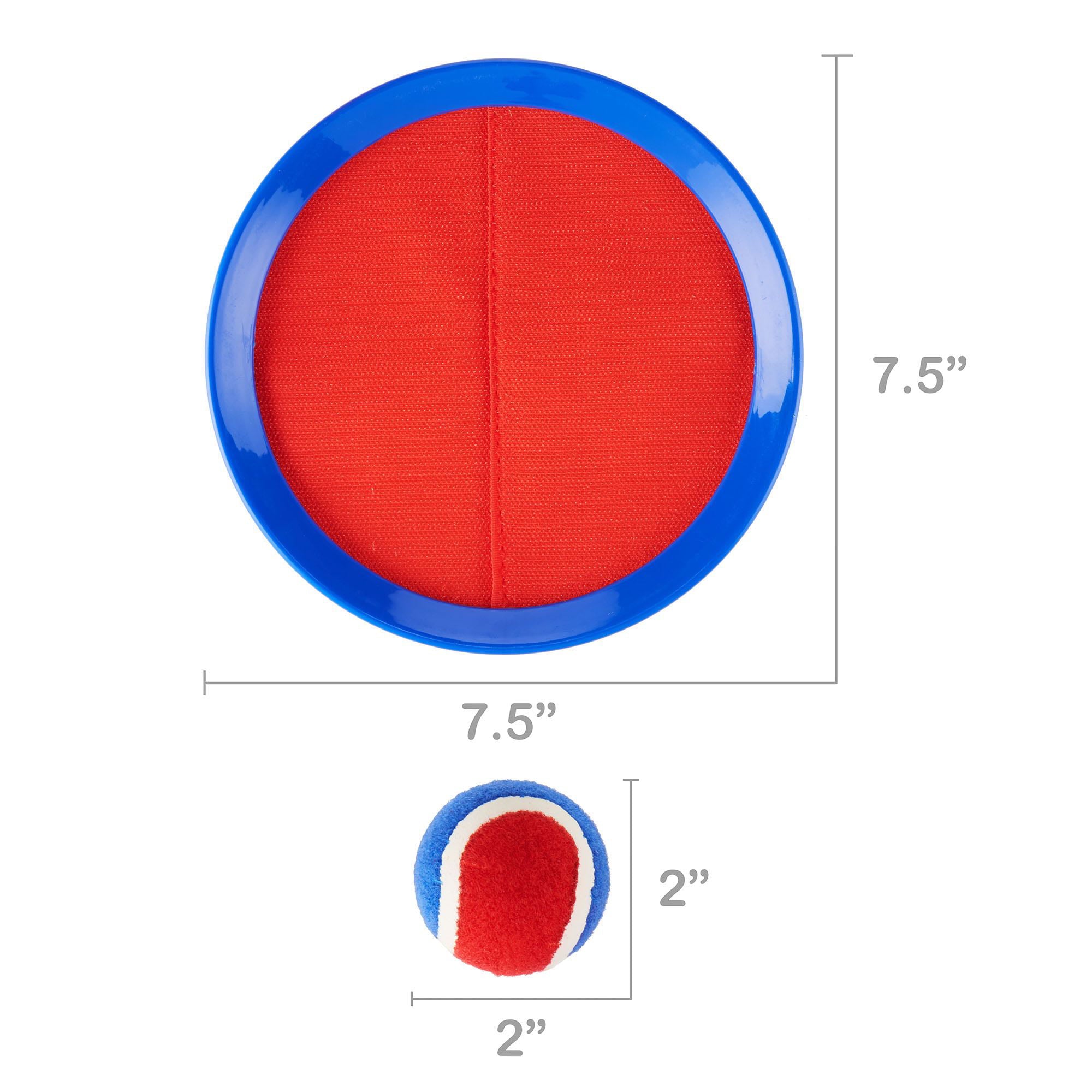 Play Day Toss and Catch Game， 2 Discs and 1 Ball， Child Ages 3+