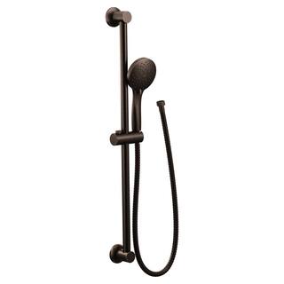 MOEN Eco-Performance 5-Spray Patterns 4.38 in. Wall Mount Handheld Shower Head in Oil Rubbed Bronze 189315ORB