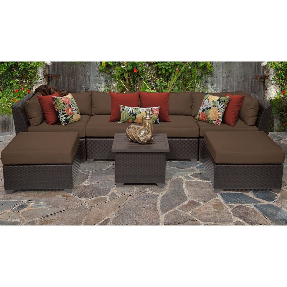 Barbados 7 Piece Outdoor Wicker Patio Furniture Set 07a