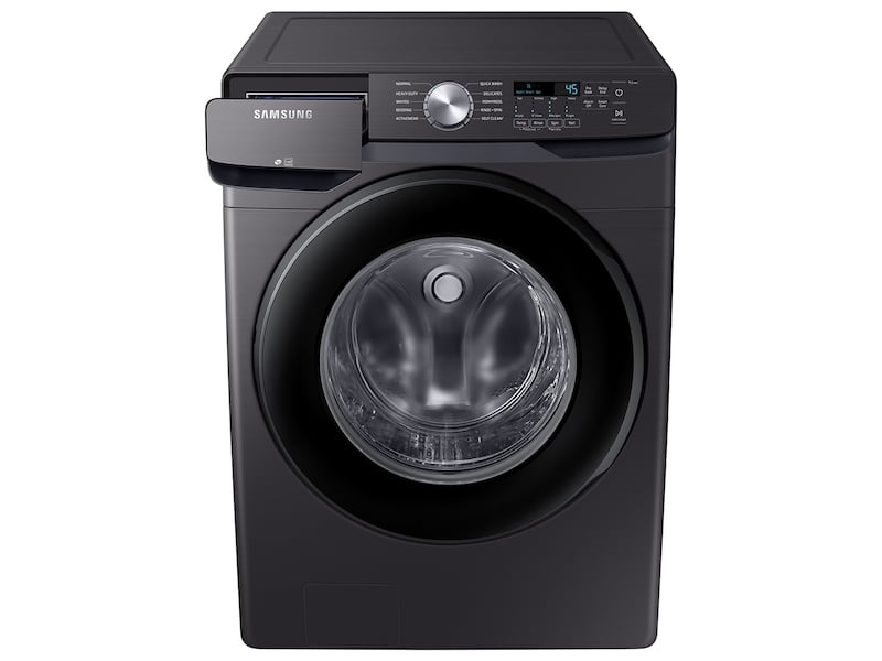 Samsung WF45T6000AV 4.5 Cu. Ft. Front Load Washer With Vibration Reduction Technology+ In Black Stainless Steel