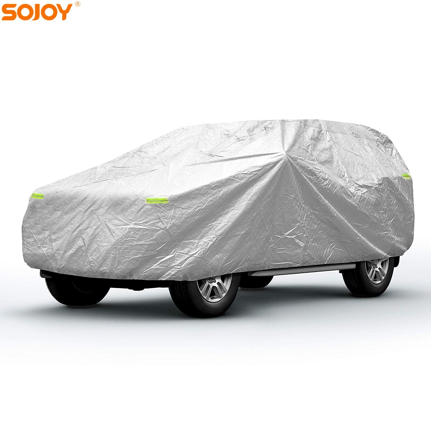 Sojoy SUV Car Cover All Weather Car Cover Full Protection Outdoor Indoor  Cover Size 187