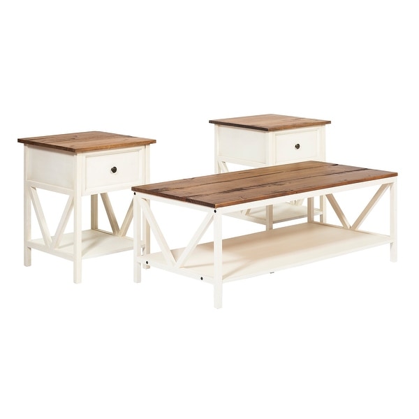 Middlebrook 3-Piece Distressed Table Set