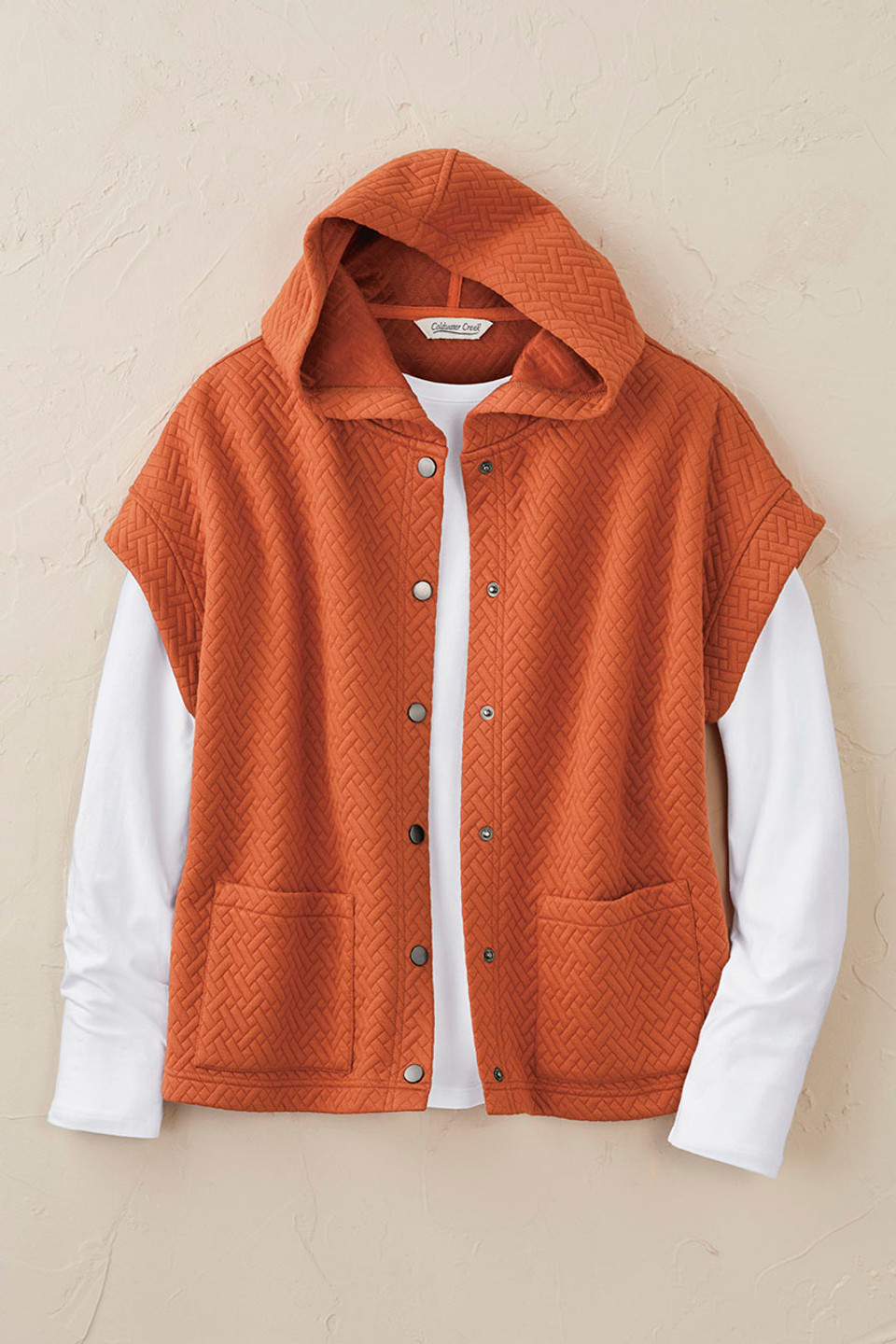 Cap-Sleeve Quilted Vest - Coldwater Creek