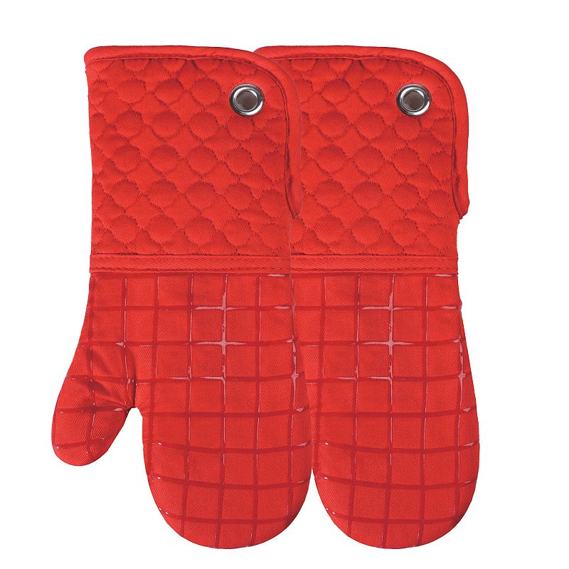 Popular Bath Grids Silicone Oven Mitt 2-pk.