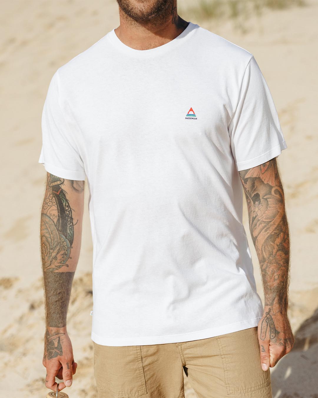 Classic Logo Recycled Cotton T-Shirt - White