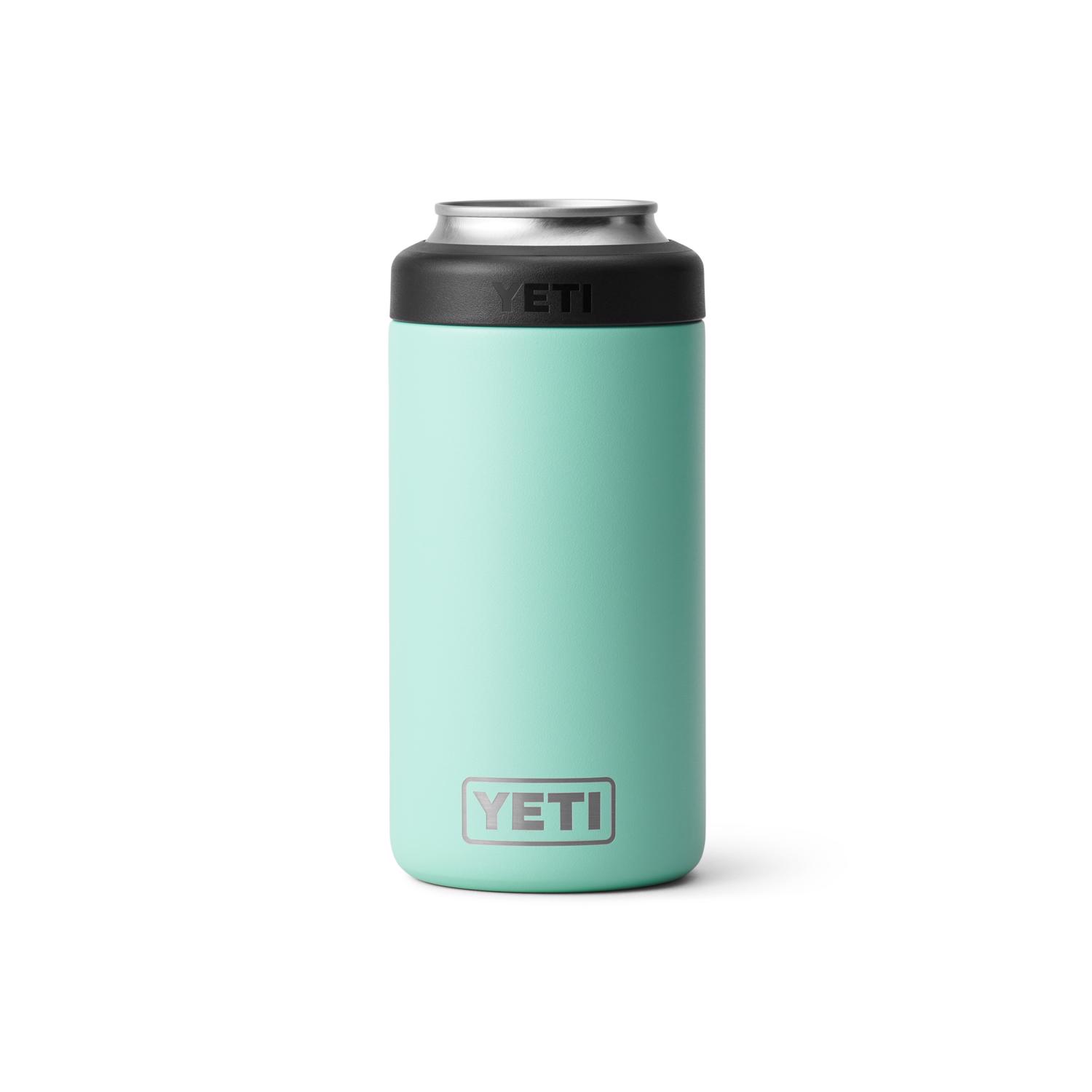 YETI Rambler 16 oz Colster Seafoam BPA Free Tall Can Insulator