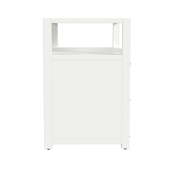 Lark 2-Drawer Wide Nightstand - - 36499783