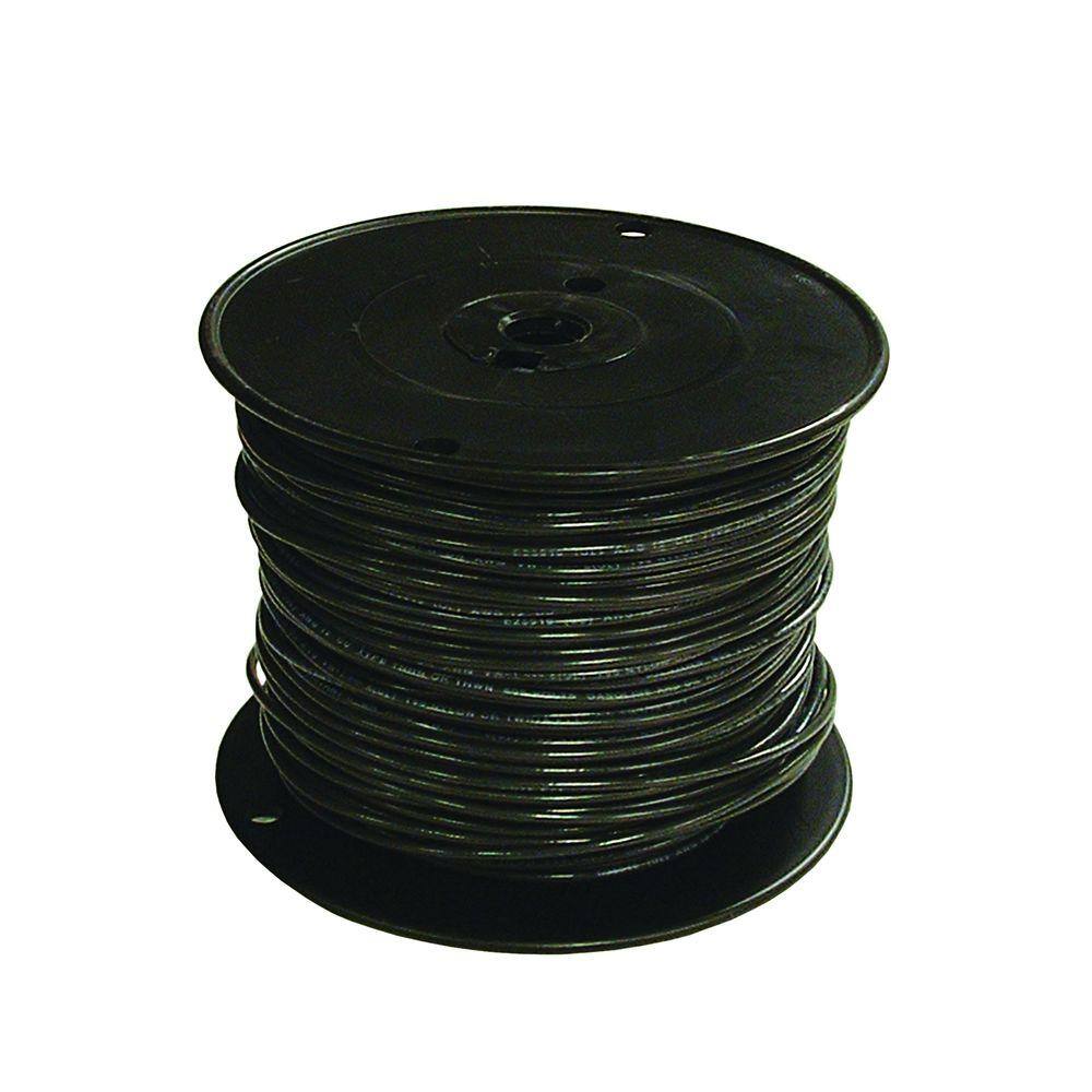 Southwire 500 ft. 12 Black Stranded CU XHHW Wire 11293871