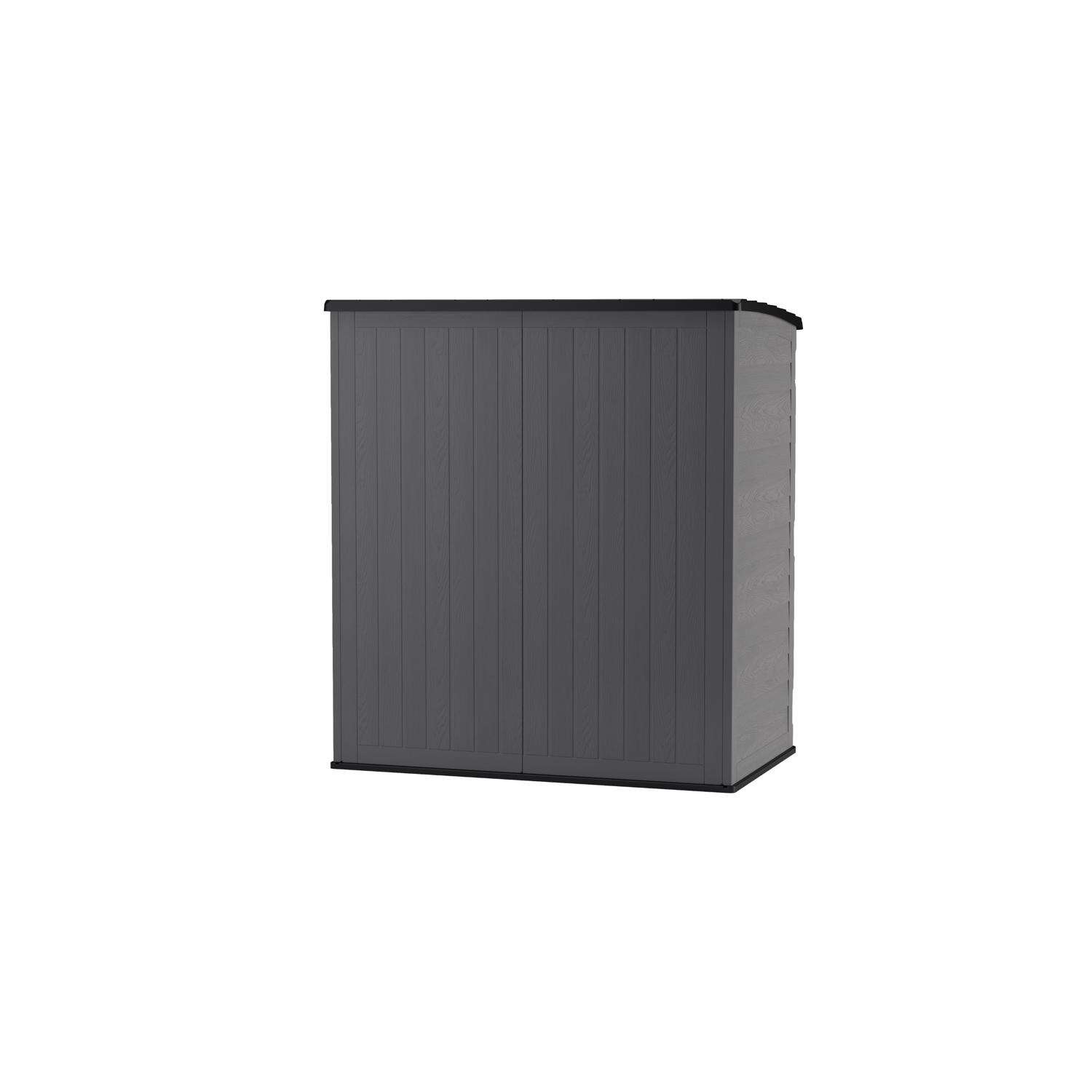 Suncast 5 ft. x 3 ft. Resin Vertical Pent Storage Shed with Floor Kit