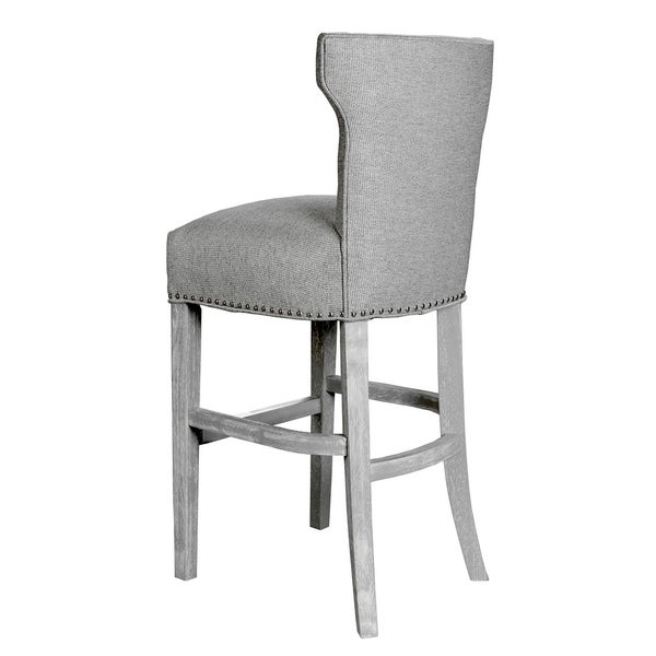 Bella Grey Counter Height Upholstered Barstool