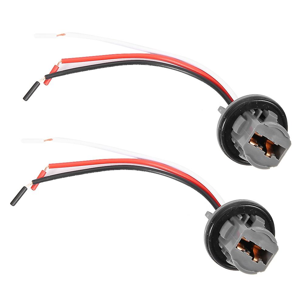 2pcs T20 Plug 7443 Car Light Bulb Holder Plug Adapter Led Brake Light Connector