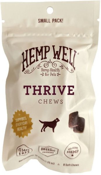 Hemp Well Hemp Thrive Soft Chew Dog Supplement