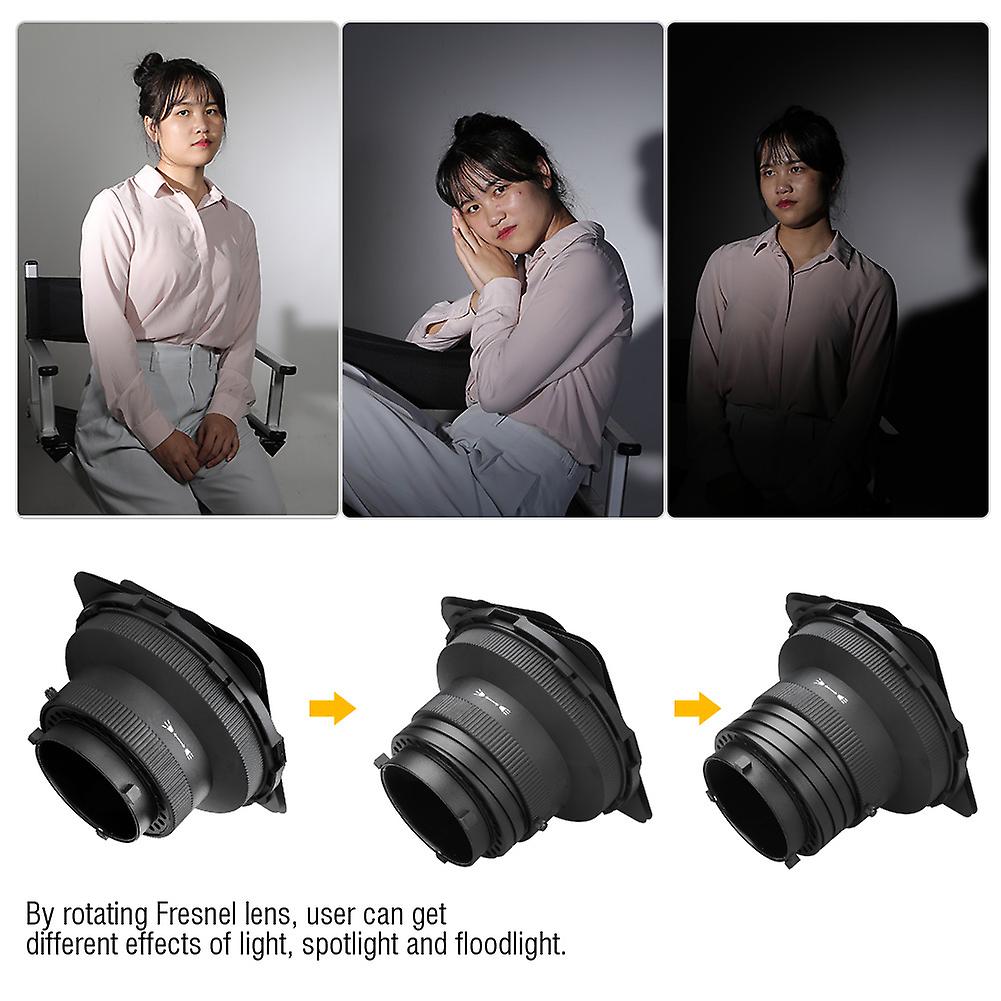 Nicefoto Fd-110 Fresnel Lens Focusing Adjuster For Bowens Mount Photography Light