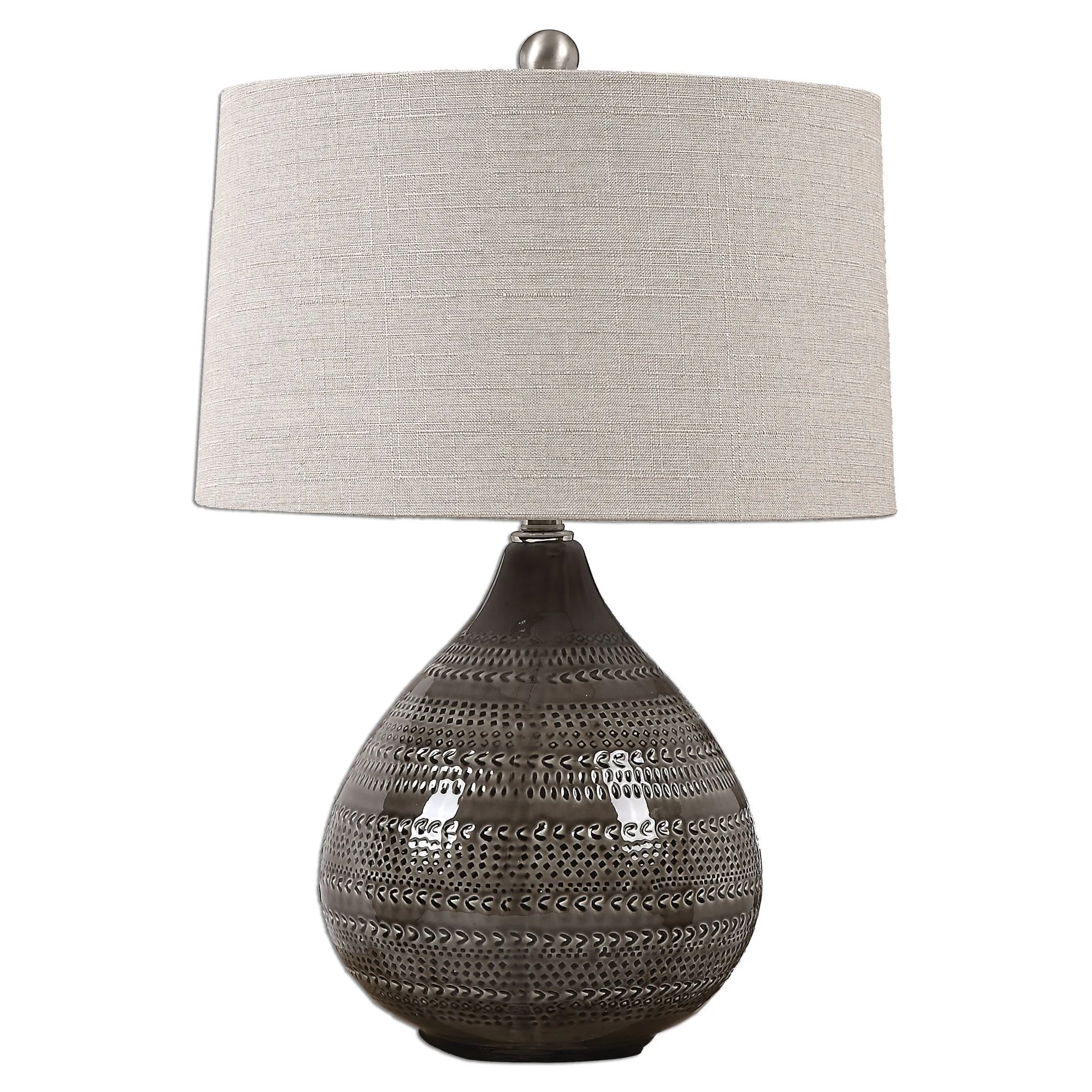 Batova Smoke Gray Lamp