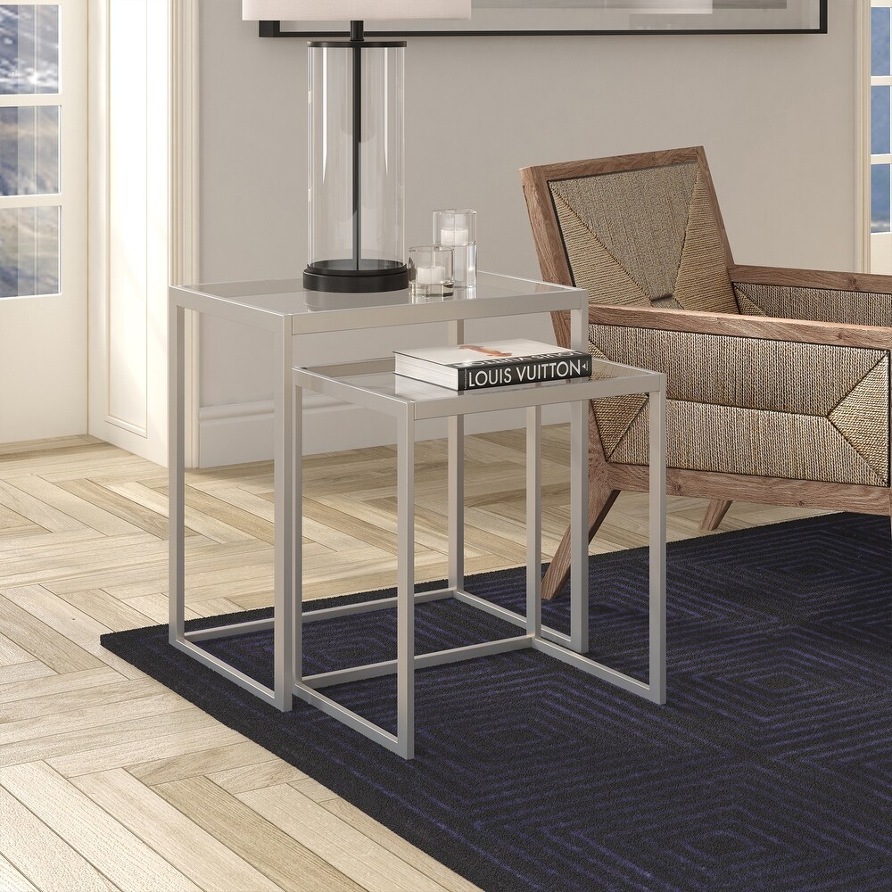 Rocco Rectangular Nested Side Table   22\