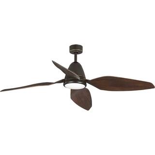 Progress Lighting Holland 60 in. Integrated LED Oil Rubbed Bronze Ceiling Fan with Light P250032-108-30