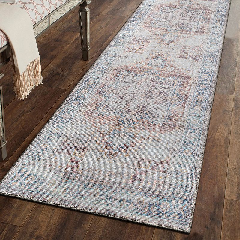 World Rug Gallery Bohemian Distressed Machine Washable Area Rug