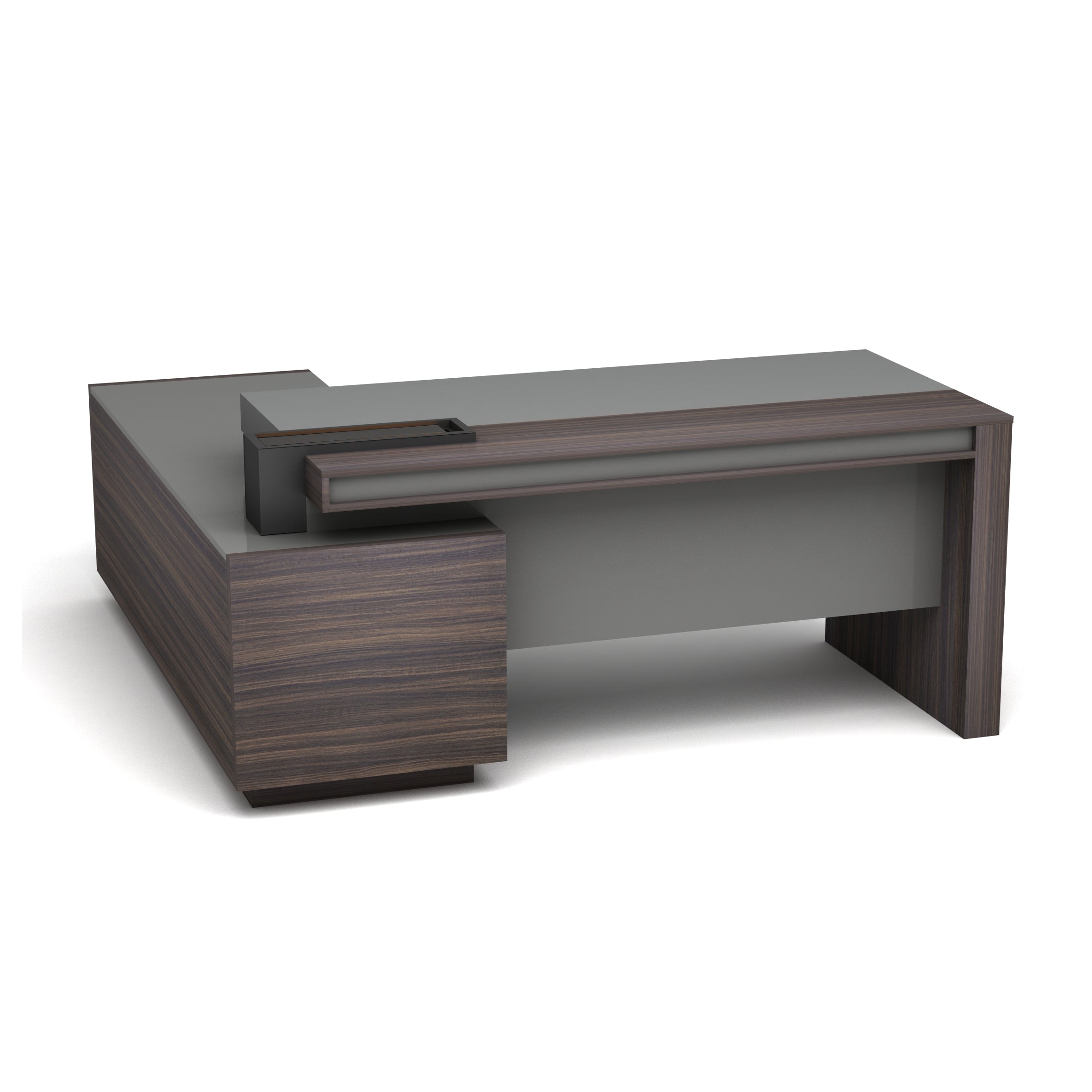 RADDIX Executive Desk with Right Return 1.8M - Brown