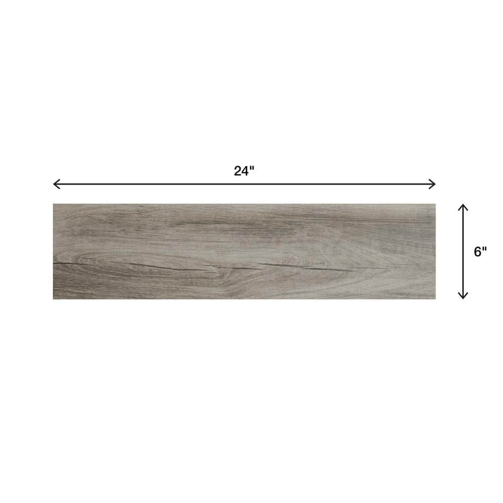 Lifeproof Shadow Wood 6 in. x 24 in. Porcelain Floor and Wall Tile (392.85 sq. ft.Pallet) LP33624HDPL1PR