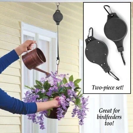 49% 0FF🌳Plant Pulley Set For Garden Baskets Pots, Birds Feeder