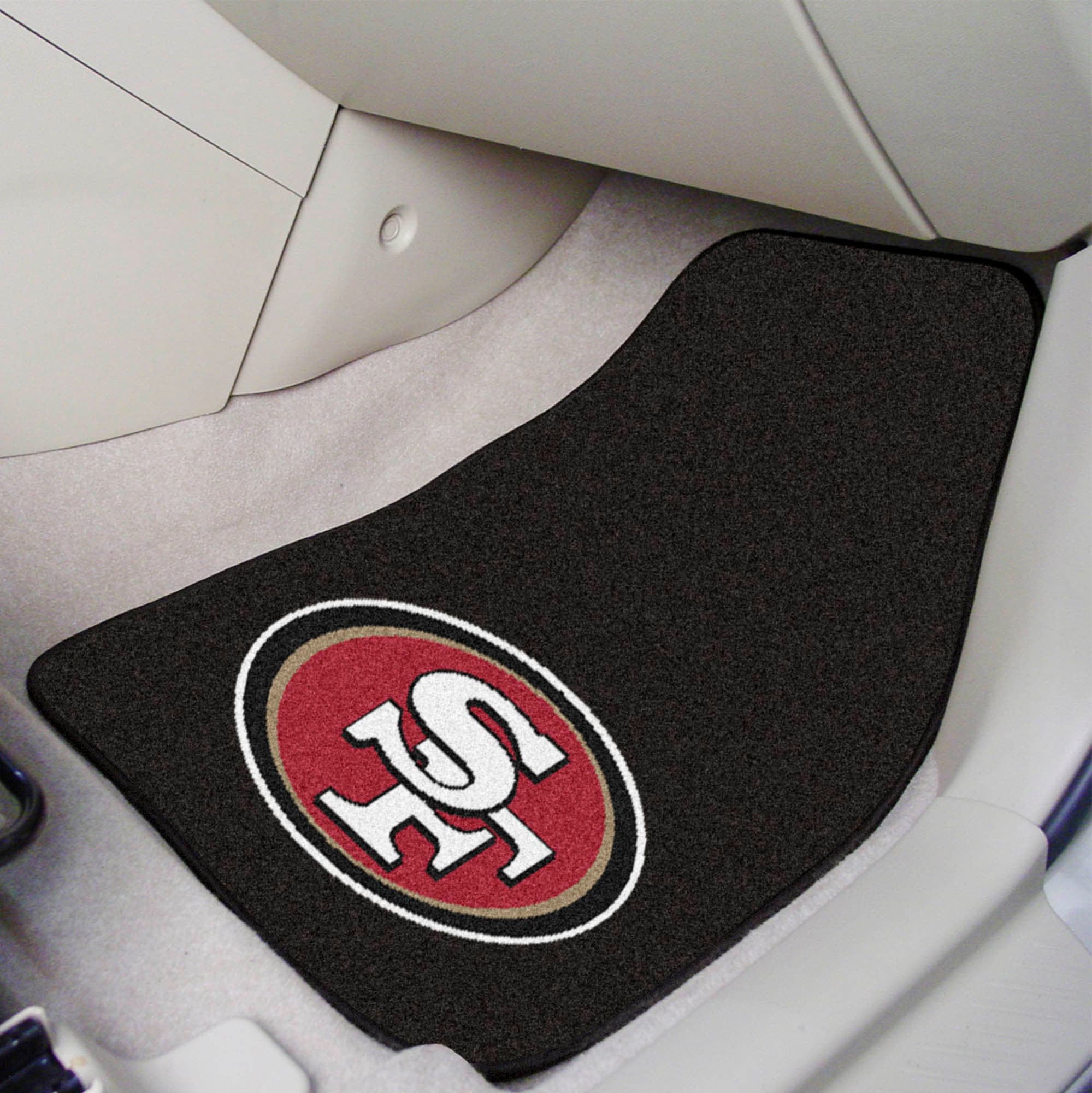 San Francisco 49ers 2-Piece Carpet Car Mat Set